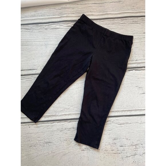Girls’ Black Capri leggings - Picture 1 of 2
